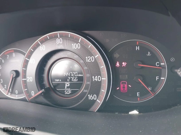 2017 Honda Accord Sedan Sport SE with VIN 1HGCR2F13HA300251, listed as a IAAI auction lot 41723852 with 144,720 mi miles. Bid and sale history available at carsss.com. Image 7.