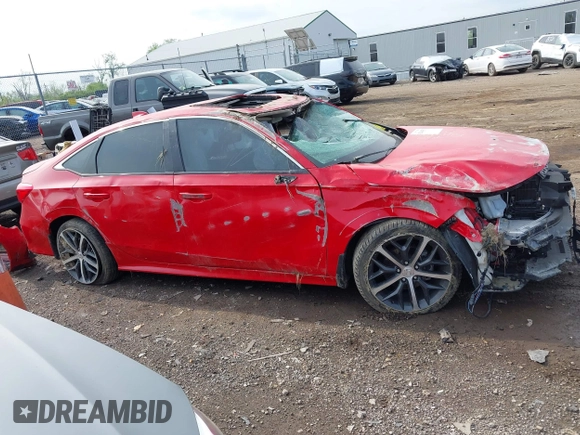 2023 Honda Civic Touring z VIN 2HGFE1F90PH309059, wystawiony jako IAAI lot #42146353 z przebiegiem Nie podano mil oraz . Historia ofert i sprzedaży dostępna na DreamBid. Obrazek 13.