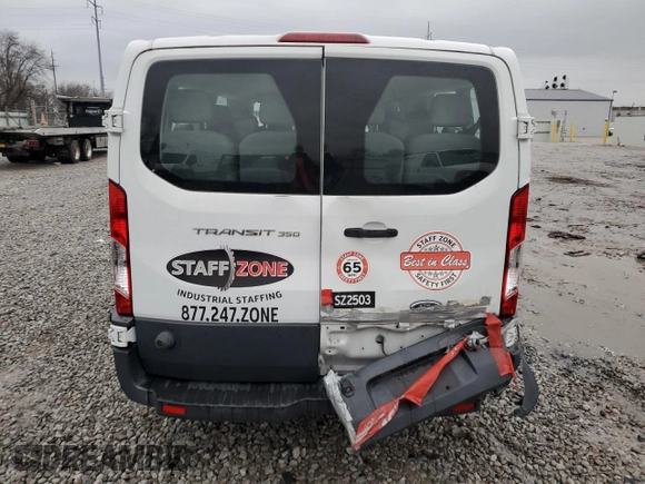 2017 Ford Transit XL z VIN 1FBZX2ZM0HKA52298, wystawiony jako Copart lot #84613284 z przebiegiem 269 119 mil mil oraz Czysty tytuł • Clean title. Historia ofert i sprzedaży dostępna na DreamBid. Obrazek 6.
