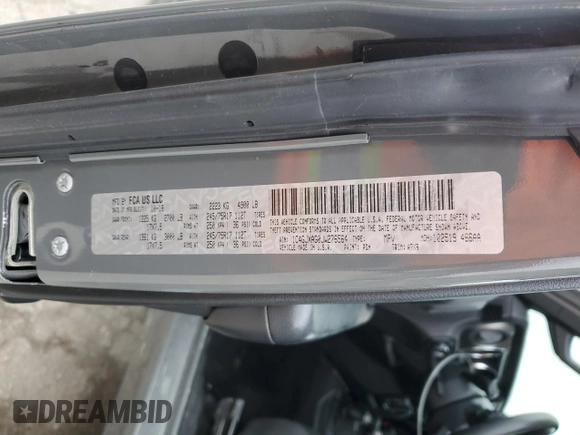 2018 Jeep Wrangler Sport S with VIN 1C4GJXAG0JW276564, listed as a Copart auction lot 85722374 with 58,049 mi miles and Salvage title. Bid and sale history available at DreamBid. Image 15.