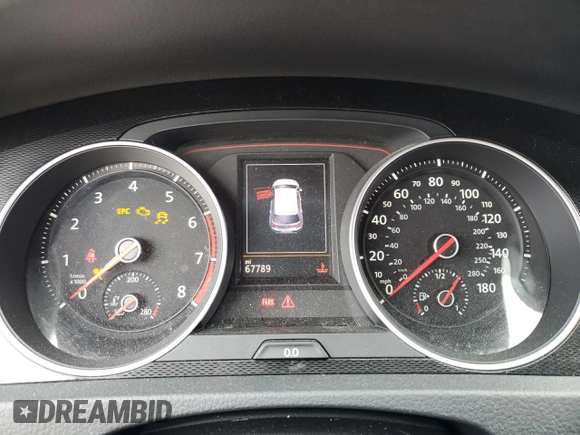 2015 Volkswagen Golf GTI SE with VIN 3VW5T7AU7FM032812, listed as a Copart auction lot 54594495 with 67,789 mi miles and Salvage Title. Bid and sale history available at carsss.com. Image 9.