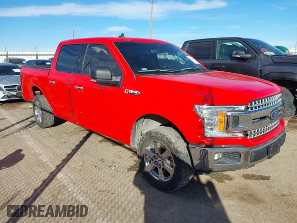 2020 Ford F-150 XL with VIN 1FTEW1C50LKD38606, listed as a IAAI auction lot 41323359 with 57,295 mi miles. Bid and sale history available at carsss.com. Image 1.