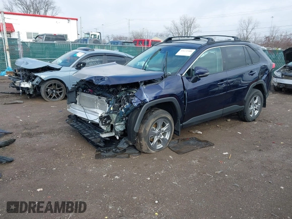 2023 Toyota RAV4 XLE with VIN 2T3P1RFV1PW388381, listed as a IAAI auction lot 41672980 with 20,503 mi miles. Bid and sale history available at carsss.com. Image 2.