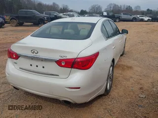 2017 Infiniti Q50 3.0t Premium with VIN JN1EV7AR8HM839141, listed as a IAAI auction lot 41803774 with 109,893 mi miles. Bid and sale history available at carsss.com. Image 4.