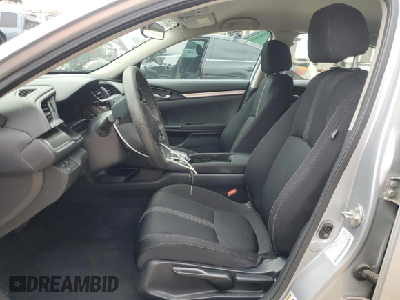 2020 Honda Civic LX with VIN 2HGFC2F66LH583457, listed as a Copart auction lot 52914075 with 36,011 mi miles and Salvage title. Bid and sale history available at DreamBid. Image 7.