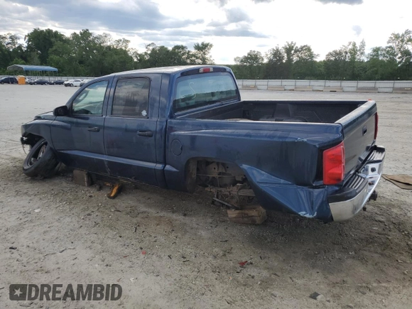 2005 Dodge Dakota SLT with VIN 1D7HE48NX5S308595, listed as a Copart auction lot 56713434 with 257,419 mi miles and Salvage Title. Bid and sale history available at DreamBid. Image 2.