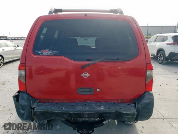 2001 Nissan Xterra XE with VIN 5N1ED28T81C514582, listed as a Copart auction lot 62754045 with 179,565 mi miles and Salvage title. Bid and sale history available at DreamBid. Image 6.