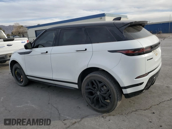 2021 Land Rover Range Rover Evoque R-Dynamic S with VIN SALZT2FX3MH135276, listed as a Copart auction lot 42966195 with 90,596 mi miles and Salvage Title. Bid and sale history available at carsss.com. Image 2.