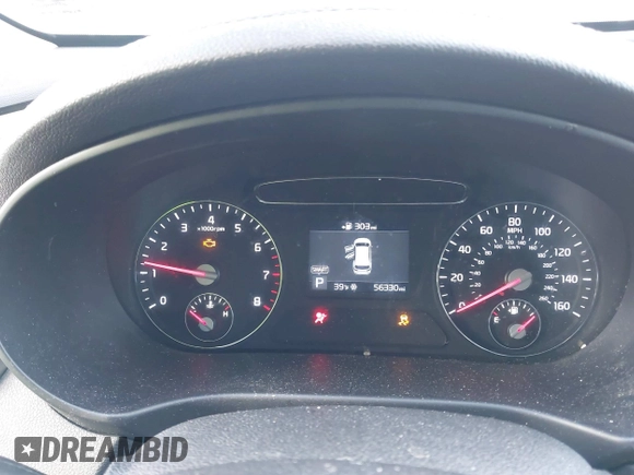 2020 Kia Sorento LX with VIN 5XYPGDA39LG648252, listed as a IAAI auction lot 41415625 with 56,330 mi miles. Bid and sale history available at carsss.com. Image 7.
