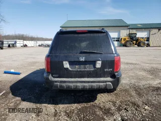 2005 Honda Pilot EX-L with VIN 5FNYF185X5B061839, listed as a Copart auction lot 48666595 with 0 mi miles and Salvage Title. Bid and sale history available at carsss.com. Image 6.