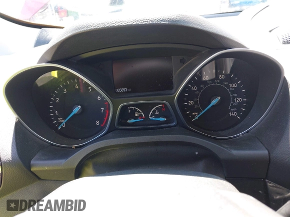 2017 Ford Escape Titanium with VIN 1FMCU9J96HUA68094, listed as a IAAI auction lot 42043893 with 85,893 mi miles. Bid and sale history available at carsss.com. Image 7.