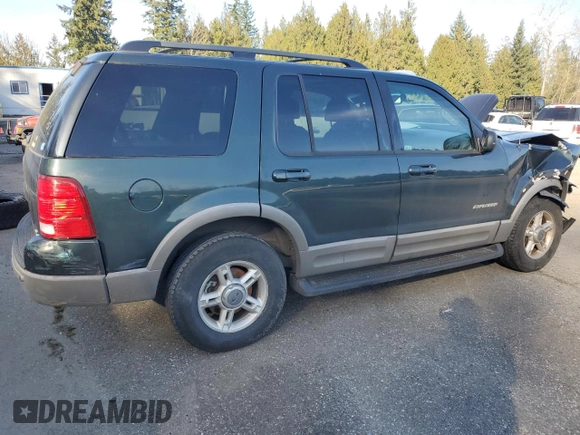 2002 Ford Explorer XLT with VIN 1FMDU73W72ZC29560, listed as a Copart auction lot 47484755 with 77,388 mi miles and Salvage title. Bid and sale history available at DreamBid. Image 3.