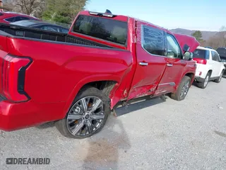 2022 Toyota Tundra 4WD Capstone Hybrid with VIN 5TFVC5DB5NX004324, listed as a IAAI auction lot 41849837 with 26,112 mi miles. Bid and sale history available at carsss.com. Image 6.