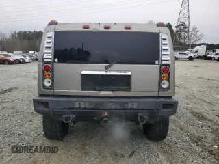 2004 Hummer H2 with VIN 5GRGN23U24H118230, listed as a Copart auction lot 87764075 with 202,206 mi miles and Salvage Title. Bid and sale history available at carsss.com. Image 6.