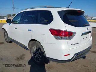 2013 Nissan Pathfinder S with VIN 5N1AR2MM9DC671220, listed as a IAAI auction lot 41419316 with 110,266 mi miles. Bid and sale history available at carsss.com. Image 3.