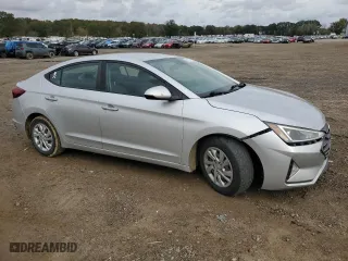 2019 Hyundai Elantra SE with VIN 5NPD74LF2KH429683, listed as a Copart auction lot 78838634 with 122,307 mi miles and Salvage Title. Bid and sale history available at carsss.com. Image 4.