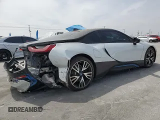 2016 BMW i8 with VIN WBY2Z2C57GV675308, listed as a Copart auction lot 53397245 with 56,452 mi miles and Clean Title. Bid and sale history available at carsss.com. Image 3.