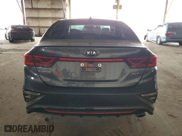 2021 Kia Forte GT-Line with VIN 3KPF34AD9ME290696, listed as a Copart auction lot 49180685 with 55,136 mi miles and Salvage Title. Bid and sale history available at carsss.com. Image 6.