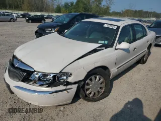 2001 Lincoln Continental with VIN 1LNHM97V91Y659769, listed as a Copart auction lot 71220804 with 0 mi miles and Salvage Title. Bid and sale history available at carsss.com. Image 1.