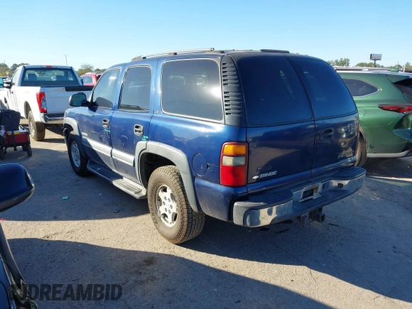 2002 Chevrolet Tahoe LT with VIN 1GNEC13Z72R229519, listed as a IAAI auction lot 40931411 with 289,319 mi miles and . Bid and sale history available at DreamBid. Image 3.