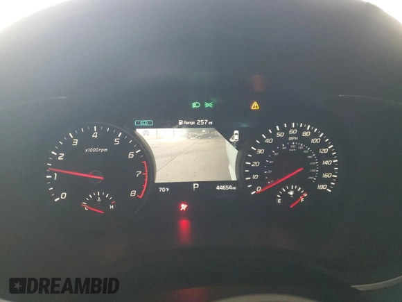2022 Kia Stinger GT2 with VIN KNAE55LC8N6111584, listed as a Copart auction lot 81283814 with 44,654 mi miles and Salvage Title. Bid and sale history available at DreamBid. Image 9.