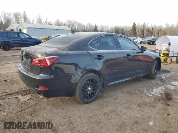 2011 Lexus IS 250 with VIN JTHCF5C22B5048223, listed as a Copart auction lot 48375665 with 195,307 mi miles and Clean Title. Bid and sale history available at carsss.com. Image 3.