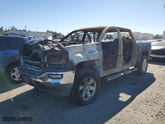 2017 GMC Sierra 1500 SLT with VIN 3GTU2NEJ3HG205118, listed as a Copart auction lot 49086284 with 0 mi miles and Non Repairable. Bid and sale history available at carsss.com. Image 1.