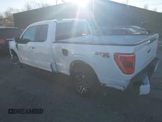 2023 Ford F-150 XL with VIN 1FTEX1EP5PKE55616, listed as a IAAI auction lot 41258148 with 23,303 mi miles and . Bid and sale history available at DreamBid. Image 3.