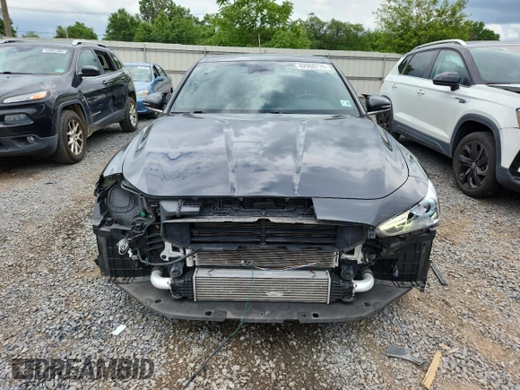 2021 Genesis G70 2.0T with VIN KMTG34LA7MU072394, listed as a Copart auction lot 62908715 with 44,104 mi miles and Salvage title. Bid and sale history available at DreamBid. Image 5.