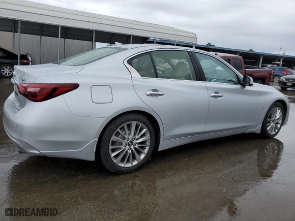 2020 Infiniti Q50 EDITION 30 with VIN JN1EV7AP6LM208783, listed as a Copart auction lot 49448685 with 31,153 mi miles and Salvage Title. Bid and sale history available at carsss.com. Image 3.