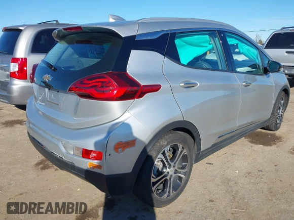 2020 Chevrolet Bolt EV Premier with VIN 1G1FZ6S00L4122573, listed as a IAAI auction lot 41624511 with 60,782 mi miles. Bid and sale history available at carsss.com. Image 4.