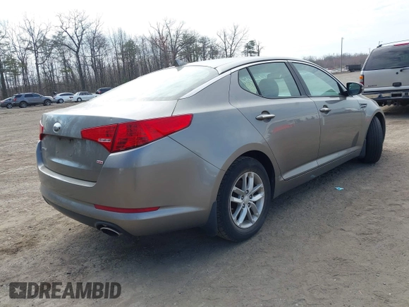 2013 Kia Optima LX with VIN 5XXGM4A79DG135066, listed as a IAAI auction lot 41915458 with 126,759 mi miles. Bid and sale history available at carsss.com. Image 4.