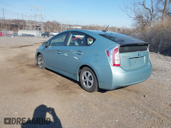 2014 Toyota Prius Four with VIN JTDKN3DU2E1810157, listed as a IAAI auction lot 41758881 with 117,414 mi miles. Bid and sale history available at carsss.com. Image 3.