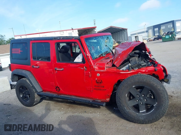 2015 Jeep Wrangler Unlimited Sport with VIN 1C4BJWDG4FL694005, listed as a IAAI auction lot 41971529 with Not provided miles and . Bid and sale history available at DreamBid. Image 13.