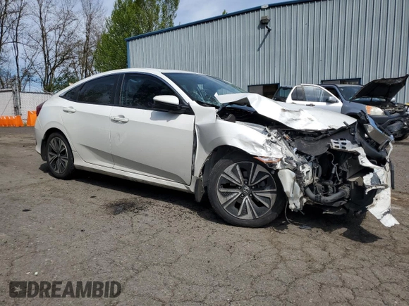 2016 Honda Civic EX-L with VIN 19XFC1F79GE204714, listed as a Copart auction lot 53377405 with 122,309 mi miles and Salvage title. Bid and sale history available at DreamBid. Image 4.