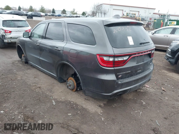 2020 Dodge Durango GT Plus with VIN 1C4RDJDG4LC260932, listed as a IAAI auction lot 41833117 with 104,930 mi miles and . Bid and sale history available at DreamBid. Image 3.