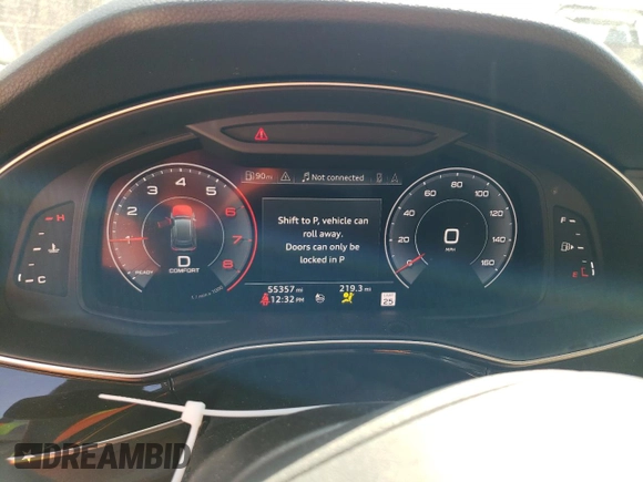 2019 Audi Q8 Premium Plus z VIN WA1BVAF11KD037936, wystawiony jako Copart lot #48173645 z przebiegiem 55 357 mil mil oraz Szkoda całkowita • Salvage title. Historia ofert i sprzedaży dostępna na DreamBid. Obrazek 9.
