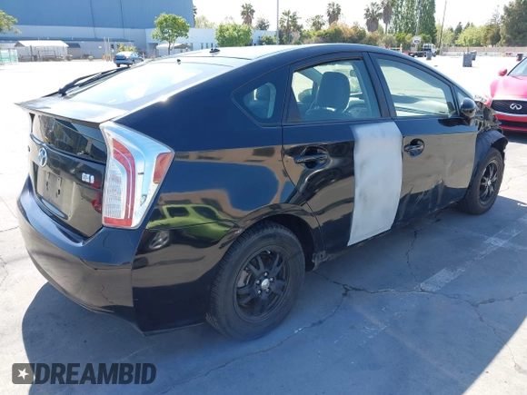 2014 Toyota Prius Four with VIN JTDKN3DU1E0393815, listed as a IAAI auction lot 42121737 with 136,090 mi miles and . Bid and sale history available at carsss.com. Image 4.