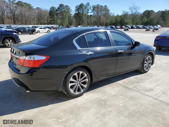 2014 Honda Accord Sedan Sport with VIN 1HGCR2F50EA120935, listed as a Copart auction lot 48226225 with 305,219 mi miles and Salvage Title. Bid and sale history available at carsss.com. Image 3.