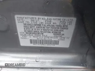2018 Nissan Versa SV with VIN 3N1CN7AP8JL801740, listed as a IAAI auction lot 40832043 with 171,497 mi miles. Bid and sale history available at carsss.com. Image 9.