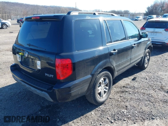 2005 Honda Pilot EX-L with VIN 5FNYF18535B054313, listed as a IAAI auction lot 41929034 with 254,434 mi miles. Bid and sale history available at carsss.com. Image 4.