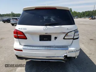 2017 Mercedes-Benz GLS 450 with VIN 4JGDF6EE0HA937391, listed as a Copart auction lot 55498034 with 45,202 mi miles and . Bid and sale history available at DreamBid. Image 6.