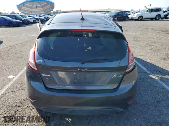 2017 Ford Fiesta SE with VIN 3FADP4EE7HM126038, listed as a Copart auction lot 42426755 with Not Provided miles and Salvage Title. Bid and sale history available at carsss.com. Image 6.