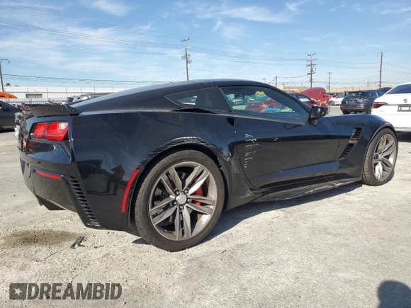 2019 Chevrolet Corvette Grand Sport 2LT with VIN 1G1YY2D70K5124895, listed as a Copart auction lot 50049485 with 14,736 mi miles and Salvage Title. Bid and sale history available at carsss.com. Image 3.