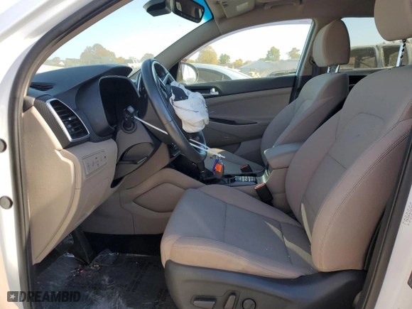 2020 Hyundai Tucson SEL with VIN KM8J3CAL8LU241299, listed as a Copart auction lot 76783474 with 0 mi miles and Salvage Title. Bid and sale history available at carsss.com. Image 7.