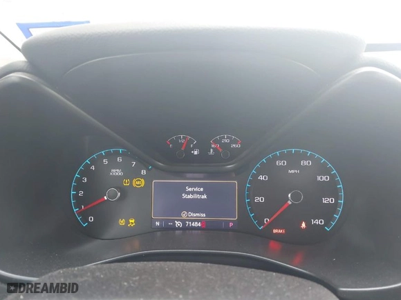 2019 Chevrolet Colorado 4WD ZR2 with VIN 1GCGTEEN9K1333740, listed as a IAAI auction lot 41565621 with 71,484 mi miles. Bid and sale history available at carsss.com. Image 7.