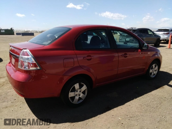 2010 Chevrolet Aveo 1LT z VIN KL1TD5DE0AB125775, wystawiony jako Copart lot #53767205 z przebiegiem 94 669 mil mil oraz Czysty tytuł • Clean title. Historia ofert i sprzedaży dostępna na DreamBid. Obrazek 3.