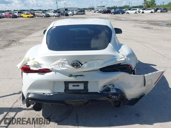 2024 Toyota Supra 3.0 with VIN WZ1DB0G02RW066224, listed as a IAAI auction lot 42243491 with 20,672 mi miles and . Bid and sale history available at DreamBid. Image 16.