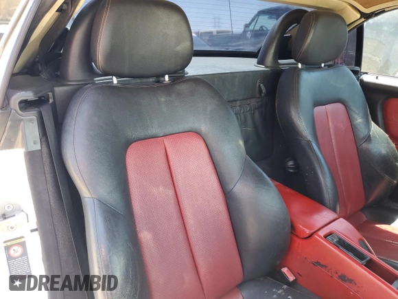 2001 Mercedes-Benz SLK 230 Kompressor with VIN WDBKK49F21F183545, listed as a Copart auction lot 67540684 with 197,405 mi miles and Salvage Title. Bid and sale history available at DreamBid. Image 10.
