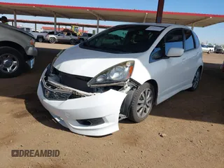 2012 Honda Fit Sport with VIN JHMGE8H55CC000608, listed as a IAAI auction lot 42025275 with 111,621 mi miles. Bid and sale history available at carsss.com. Image 17.